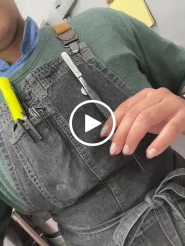 Customer video review of HoldFast Magnetic Chef's Pin v2