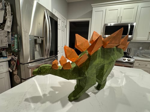Customer photo review of Stegosaurus Model
