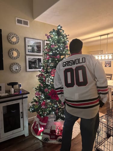 Customer photo review of Christmas Style 'Griswold' Hockey Jersey
