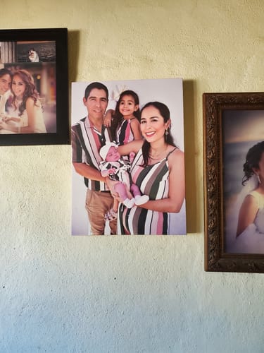 Customer photo review of Foto lienzo vertical