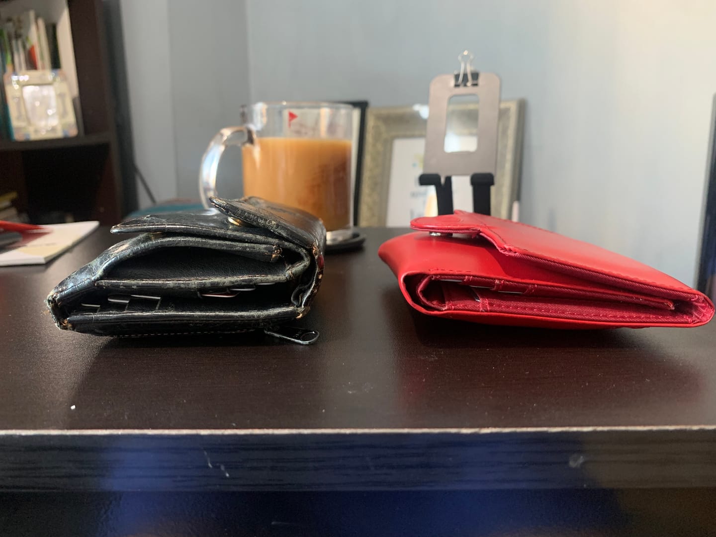 Customer photo review of Leather Trixie Cherry