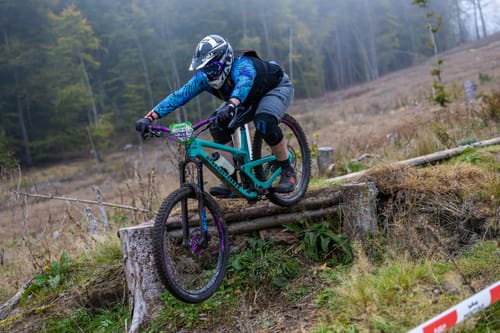 Customer photo review of #A1 LS GRAVITY JERSEY | coral blue