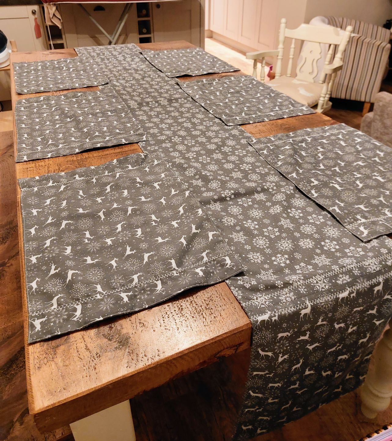 Customer photo review of Reindeer Polycotton Fabric