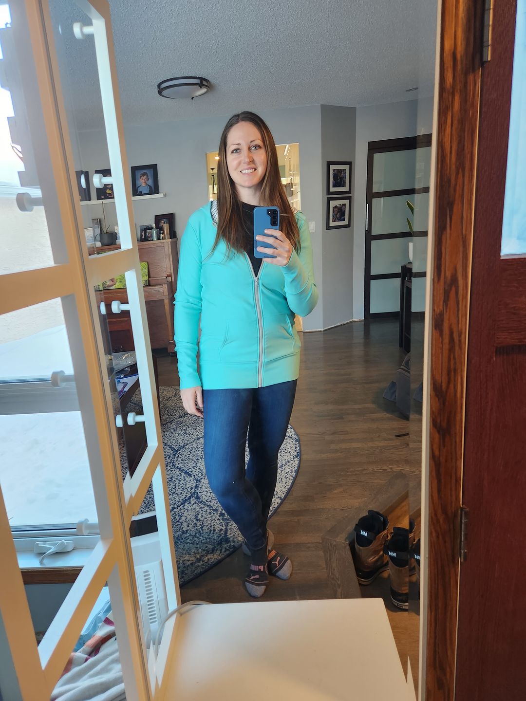 Customer photo review of *Freshly Baked* Zip Up Hoodie - Boxing Week