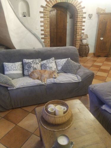 Customer photo review of Gris clair - Housses en velours Extensibles de Fauteuil et Canapé