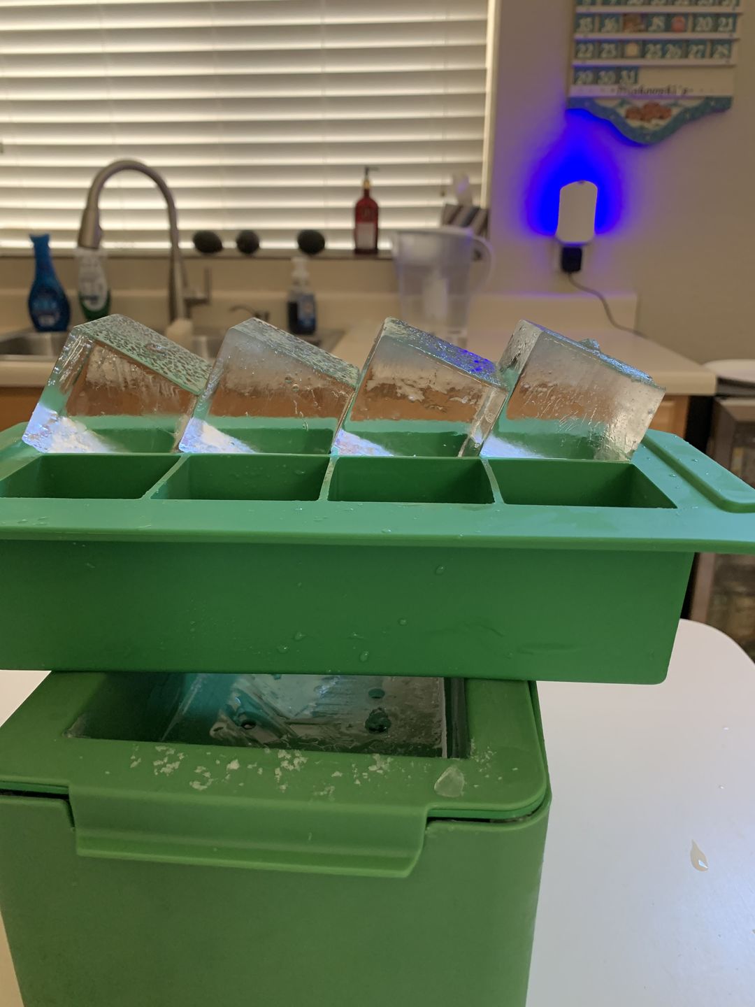 Customer photo review of Antarctic Clear Ice Maker (Sphere or Cube)