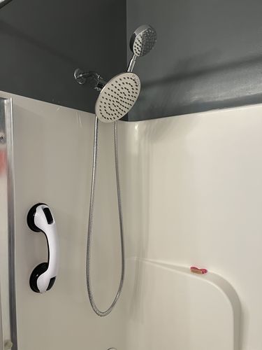 Customer photo review of 1-Spray Dual Shower Head Set