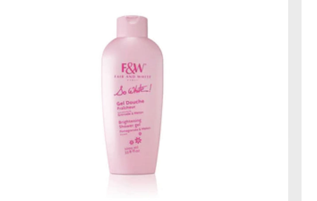 Customer photo review of Fair and White So White! Refreshing Shower Gel With Pomegranate And Melon Extracts (Jumbo-1000ml / 33.81 fl oz)