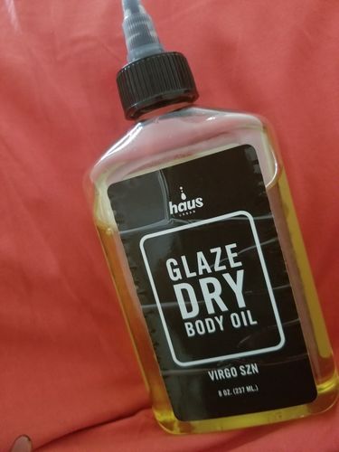 Customer photo review of VIRGO SZN GLAZE DRY BODY OIL (8 OZ) | BLACK AMBER JASMINE