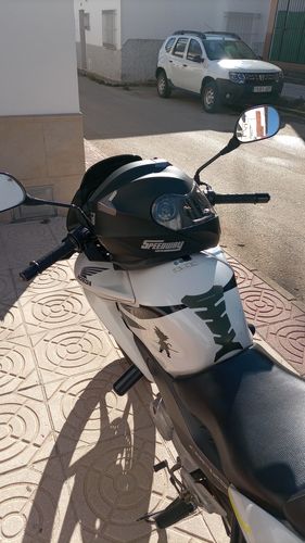 Customer photo review of Casco Moto Modular Osma Negro Mate