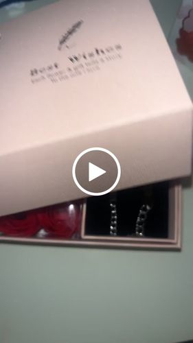 Customer video review of Engraved Bracelet Set - W/ Eternal Rose Box