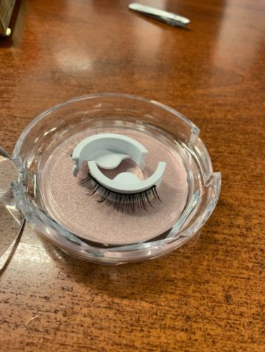 Customer photo review of Reusable Adhesive Eyelashes