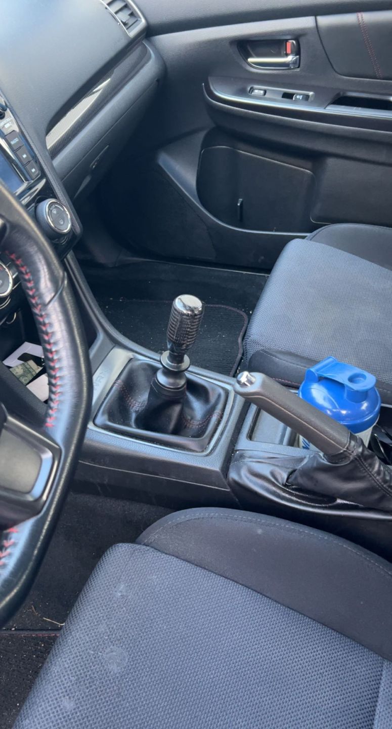 Customer photo review of Black Carbon Fiber Handle Shift Knob