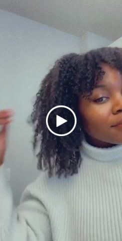 Customer video review of Amber Bangs Brazilian Kinky Curly 5x5 Lace Closure Bob Wig