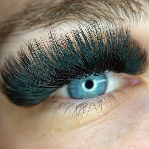 Customer photo review of Mixed Length Pointy Base Promade Loose Volume Fans