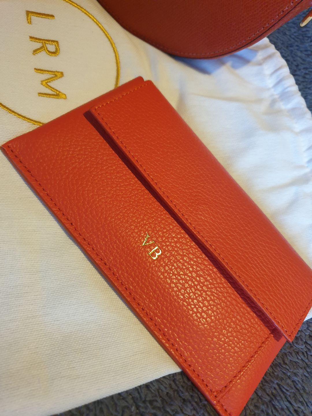 Customer photo review of Leather Lady Wallet
