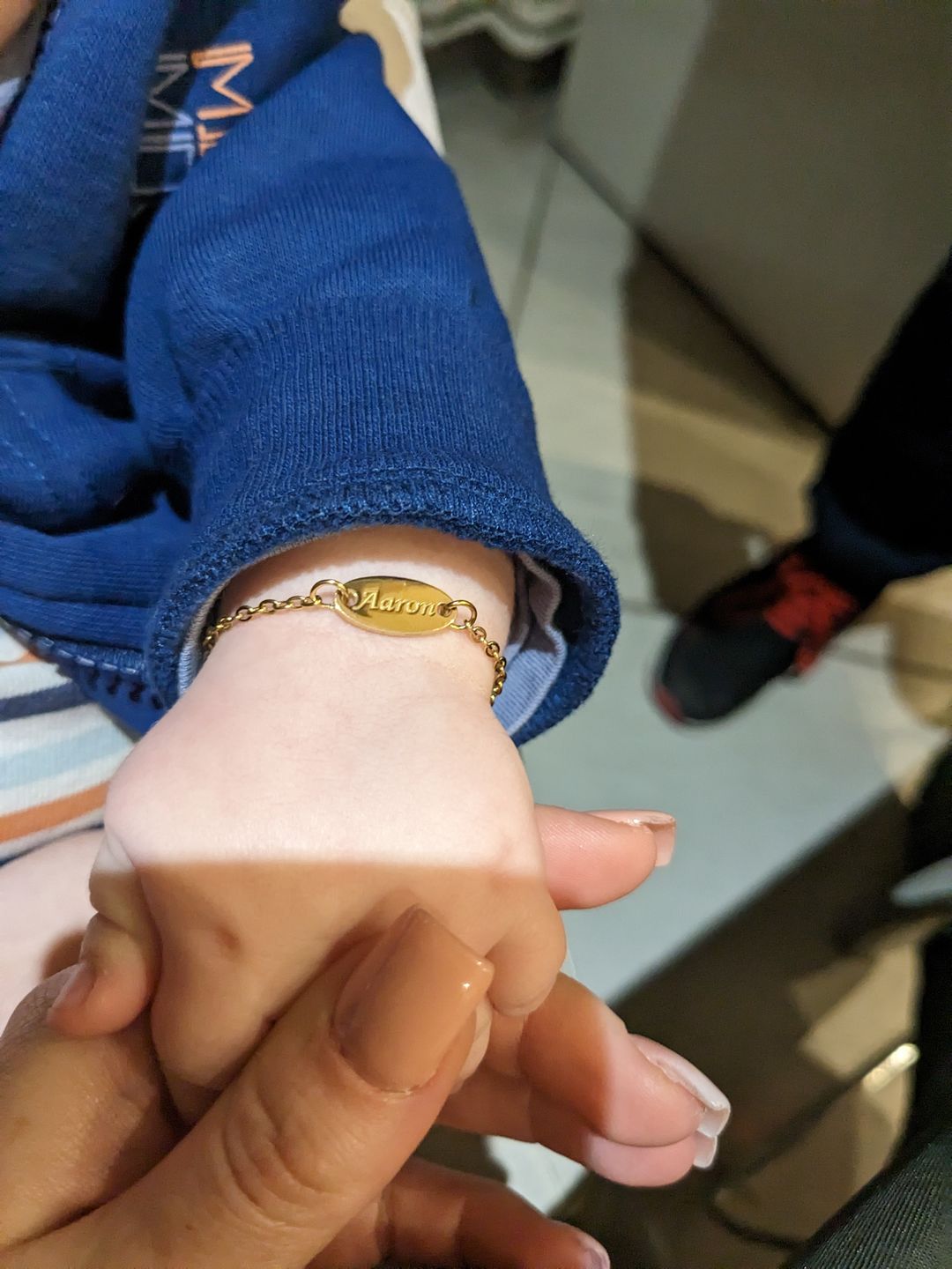 Customer photo review of [NOUVEAU] Gourmette Enfant & Bébé Personnalisable