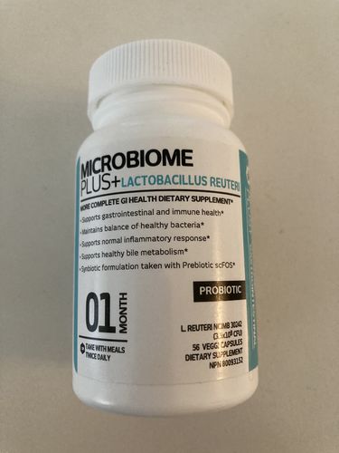 Customer photo review of Lactobacillus Reuteri NCIMB 30242 | Microbiome Plus+