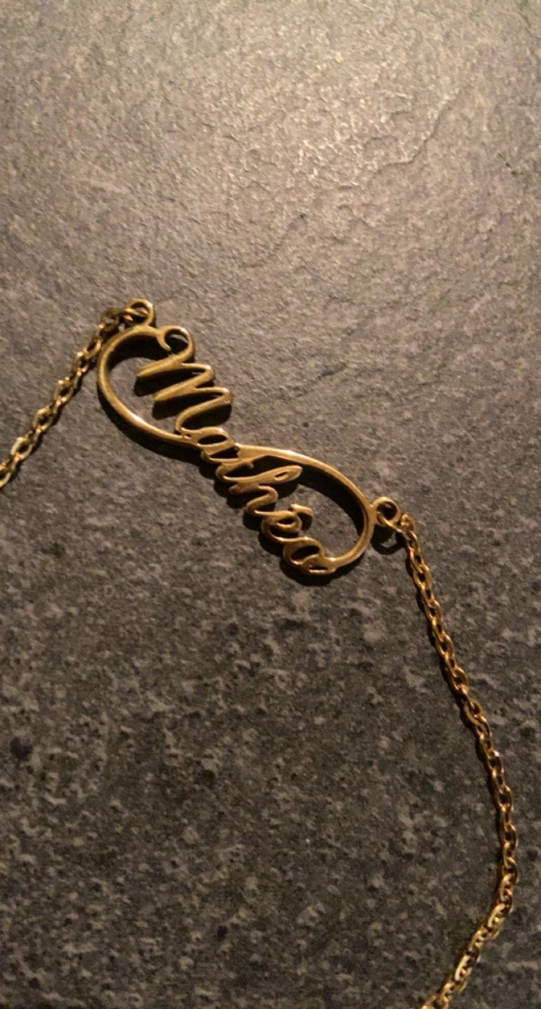 Customer photo review of Collier Prénom Infinité