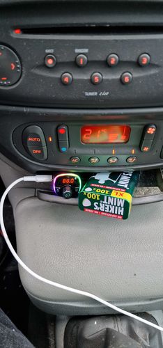 Customer photo review of Wegman Bluetooth FM Transmitter - Bluetooth Carkit - Autolader USB C