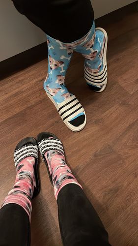 Customer photo review of Personalisierte Hundesocken