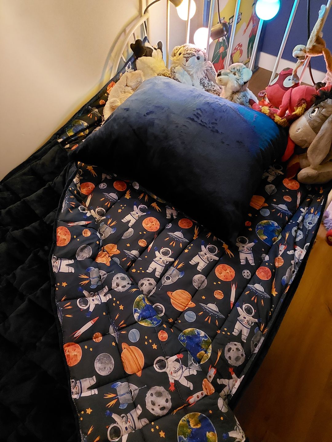 Customer photo review of Gravity Verzwaarde Slaapzak voor Kids