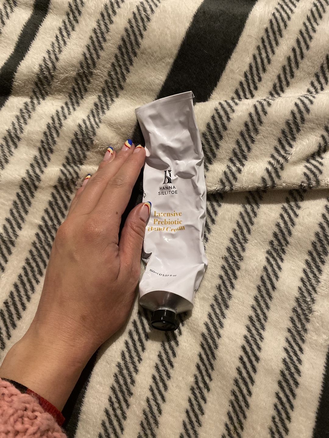 Customer photo review of Prebiotic Hand Cream