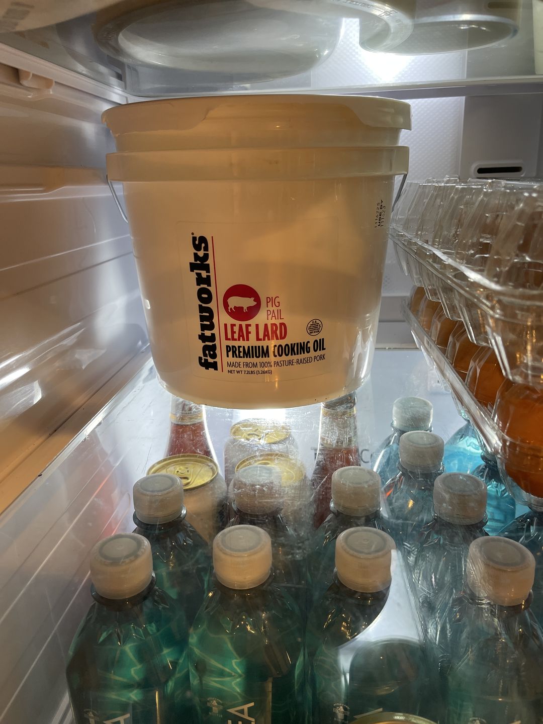 Customer photo review of Leaf Lard Pig Pail-1 GALLON
