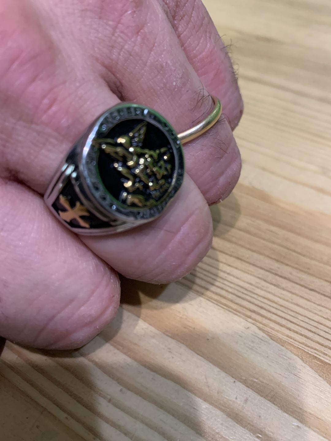 Customer photo review of ST. MICHAELS. - GOLD