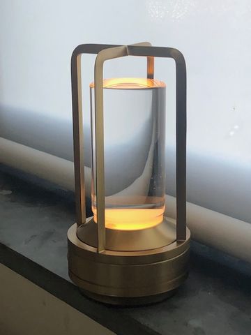 Customer photo review of Ambient Lantern™ Cordless Crystal Table Lamp