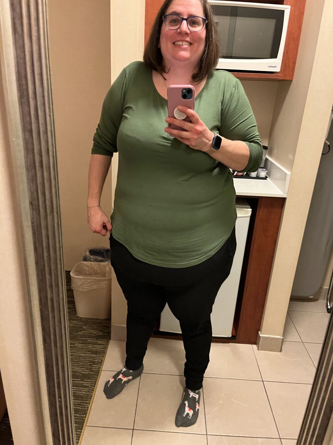 Customer photo review of *Freshly Baked* Cuff Pants