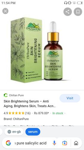 Customer photo review of Salicylic Serum - Amazing Serum for Acne Reduction