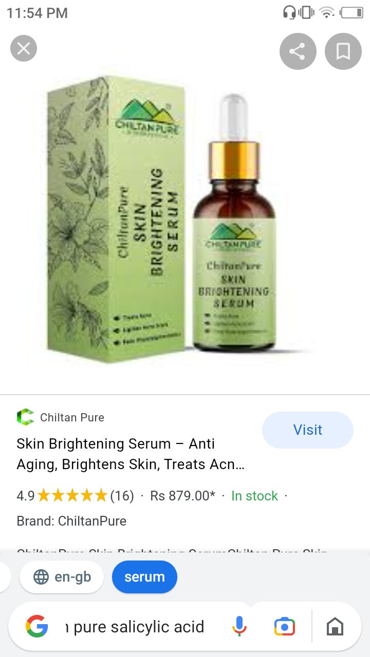 Customer photo review of Salicylic Serum - Amazing Serum for Acne Reduction