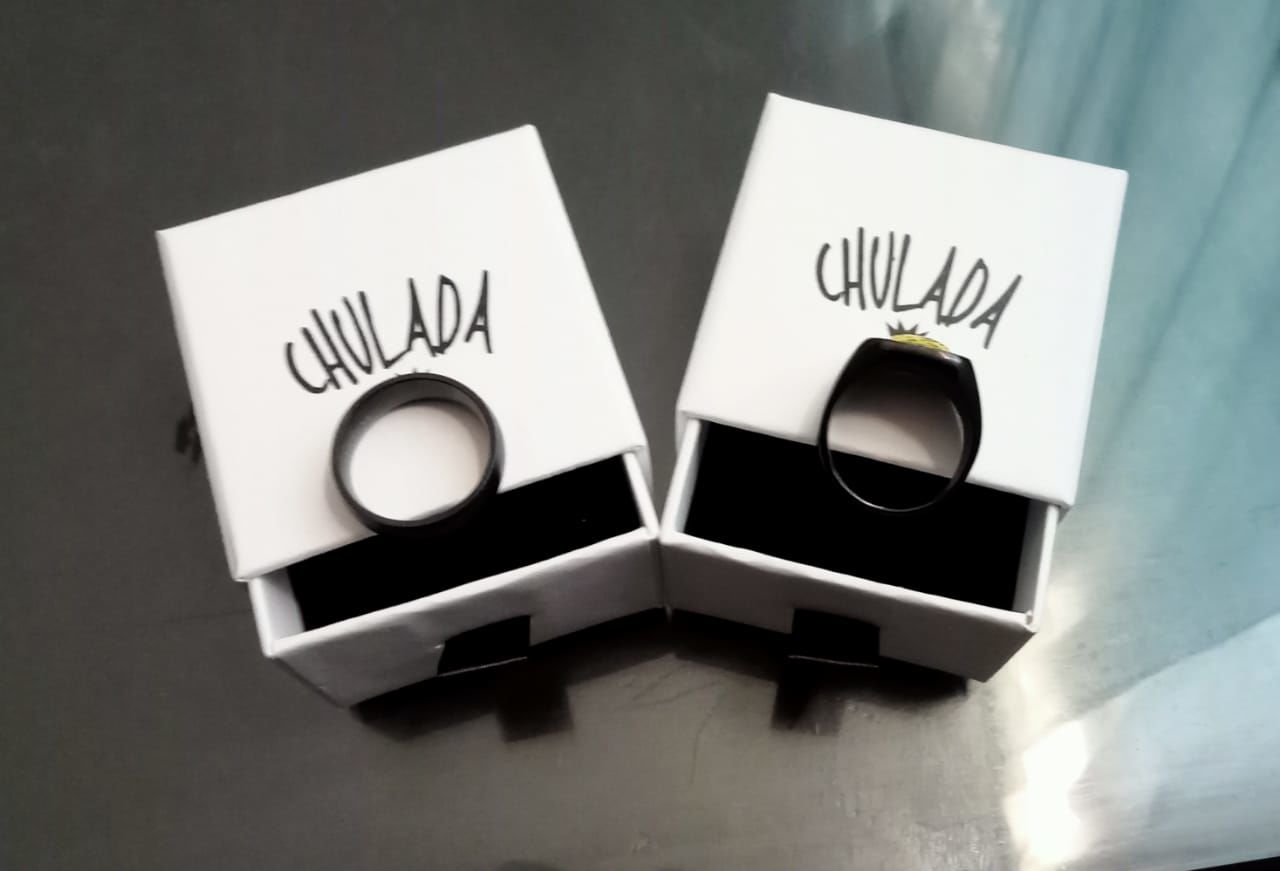 Customer photo review of Anillo Macizo - Acero Inox.