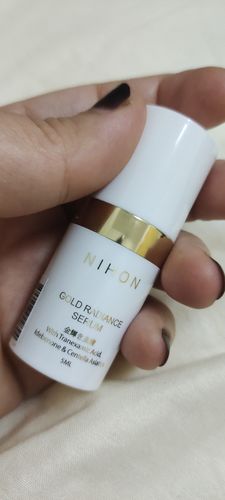 Customer photo review of Gold Radiance Serum Travel