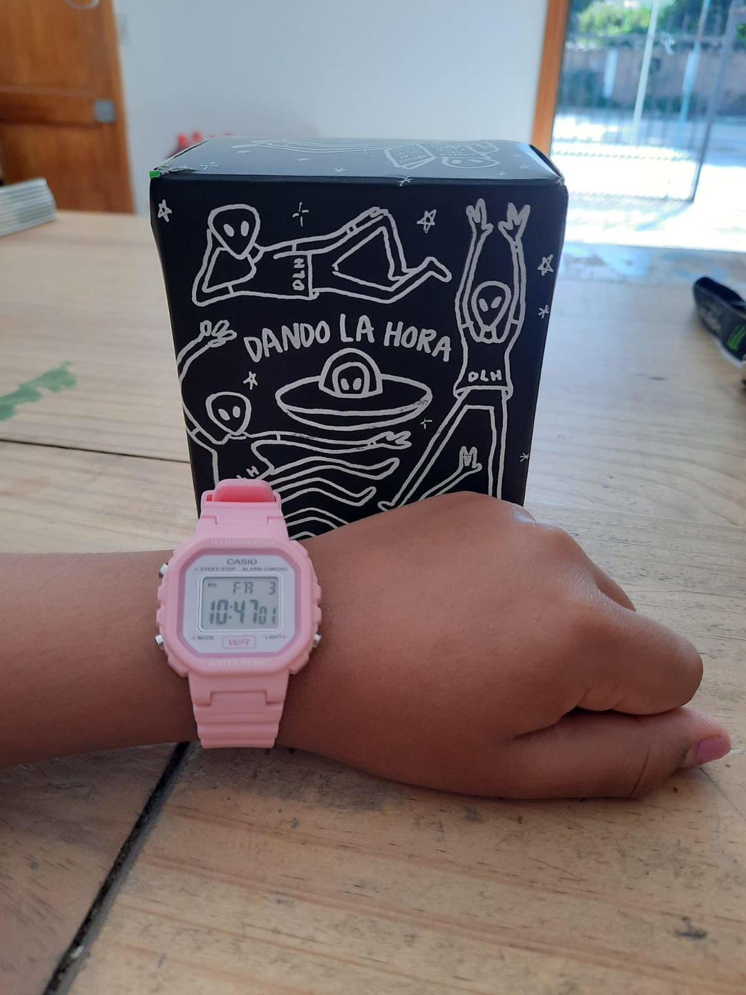 Customer photo review of Reloj Casio Vintage LA-20WH-4A1DF Rosado
