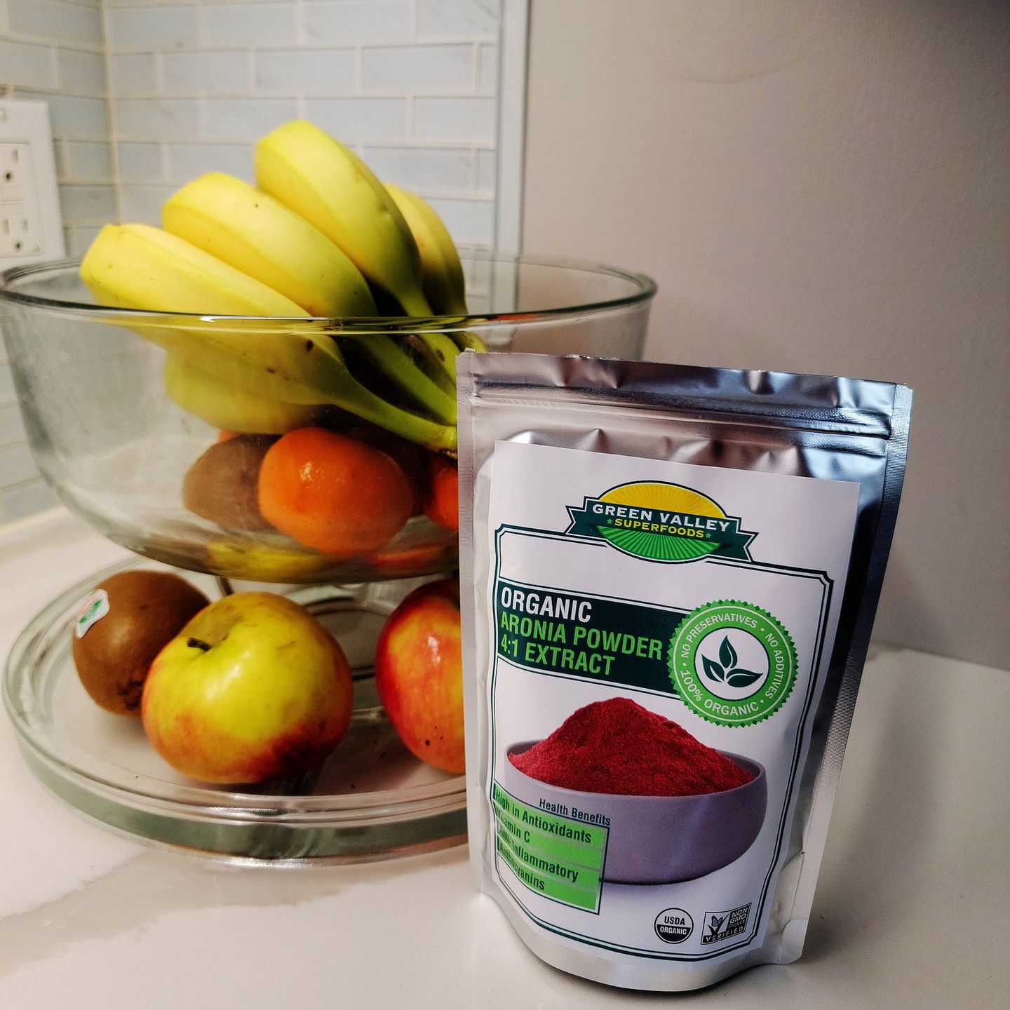 Customer photo review of Organic Aronia Berry Powder
