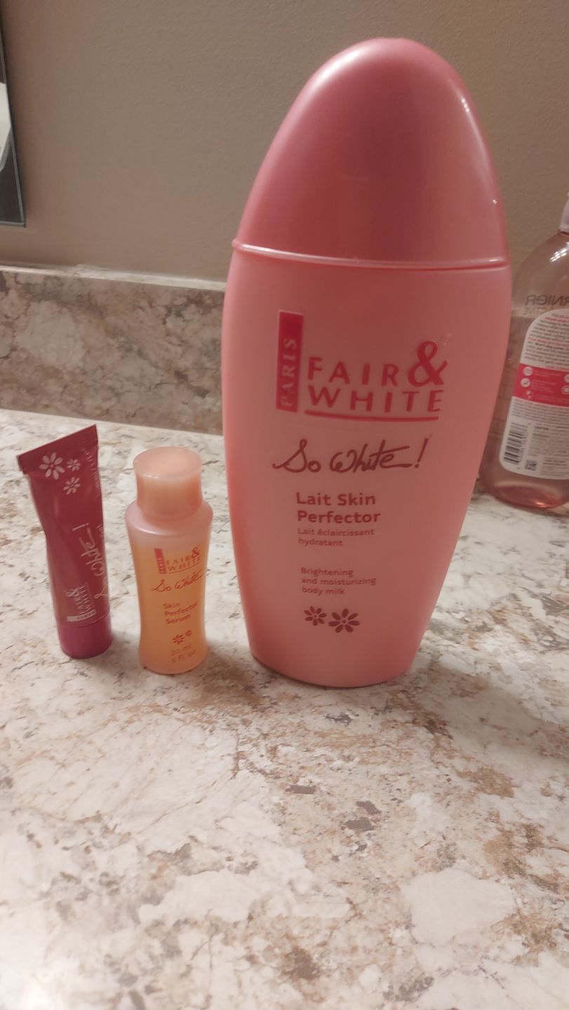 Customer photo review of Fair & White SoWhite! Essentials Kit