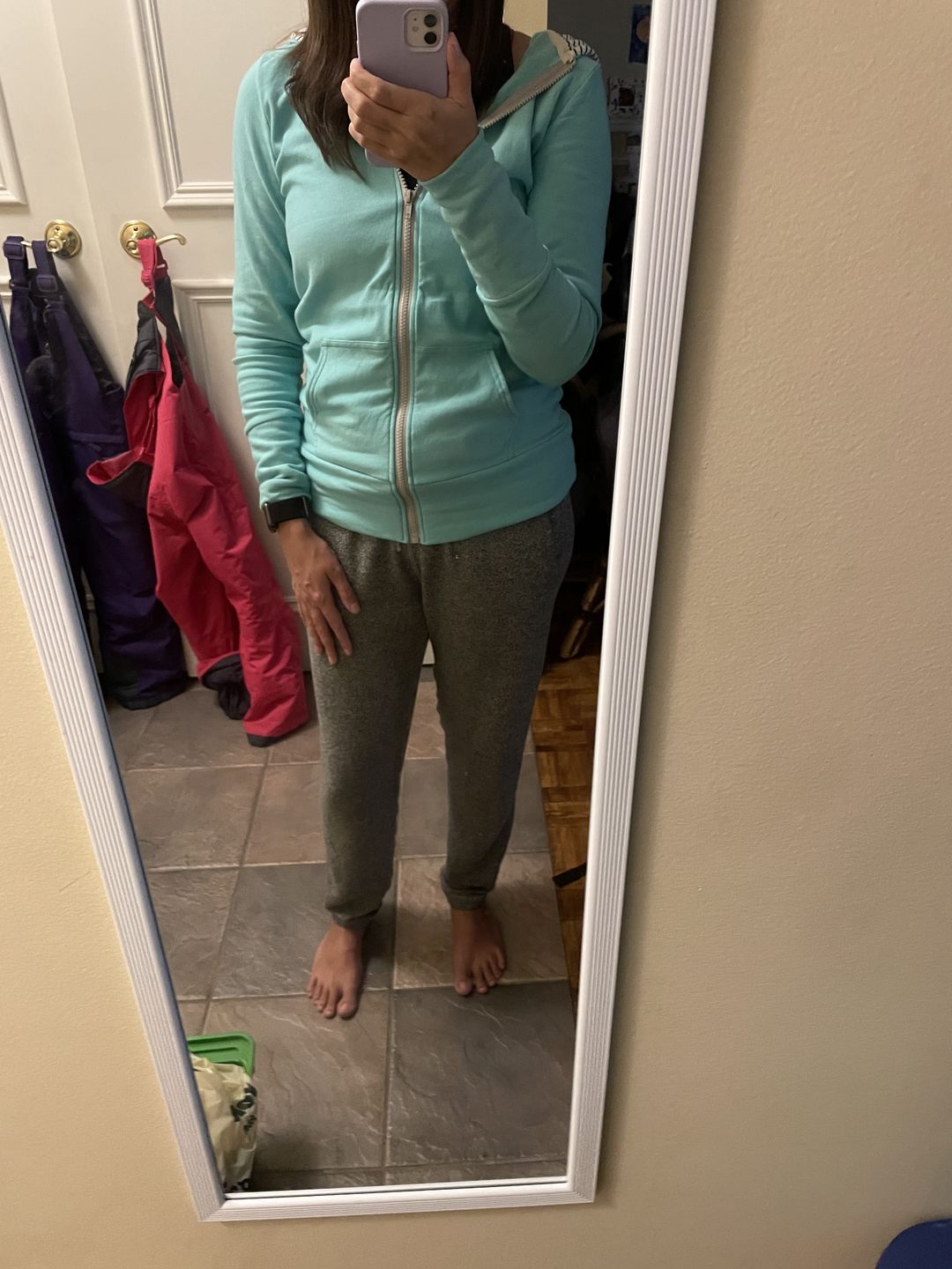 Customer photo review of *Freshly Baked* Zip Up Hoodie - Boxing Week