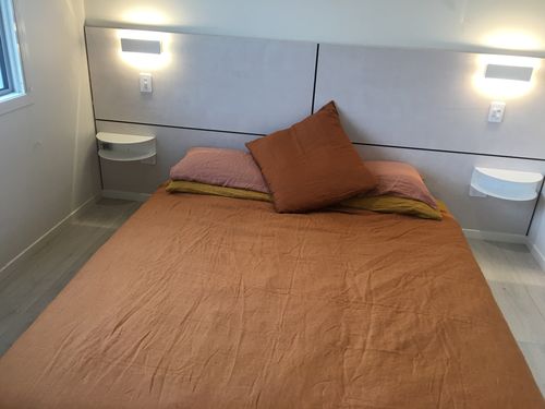 Customer photo review of BUNDLE - FOLD Bedside Table x2