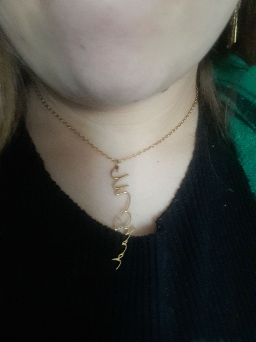 Customer photo review of [NOUVEAU] Collier Signature Personnalisable