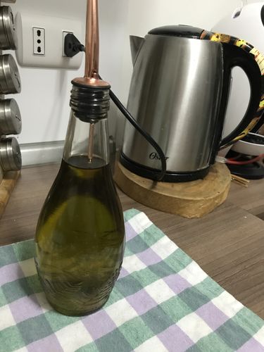 Customer photo review of Botella Puyehue con Dispensador Cobre