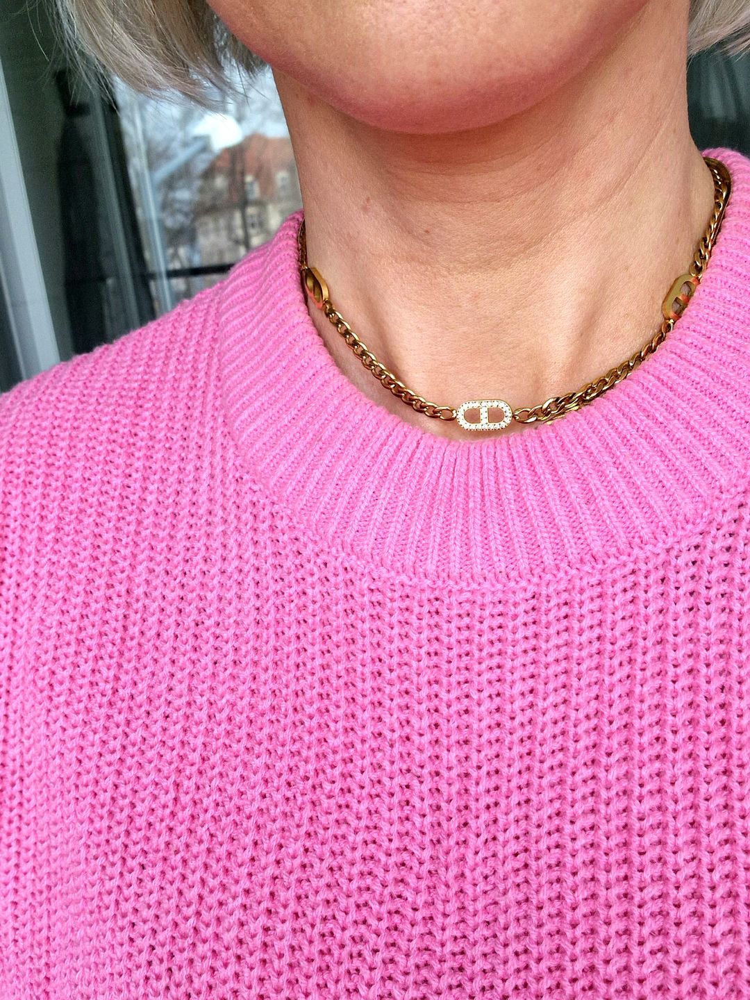 Customer photo review of Prestige 2 Halskette | 18K vergoldet