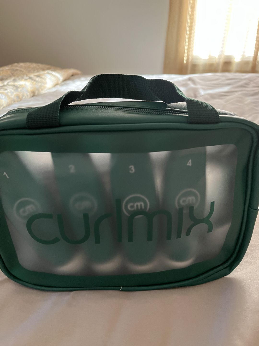 Customer photo review of CurlMix Heavy Duty Travel Bag for Curly Hair