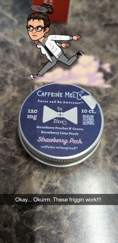 Customer photo review of Old School Pack Zingers (Sour Green Apple + Grapeade, 120mg)