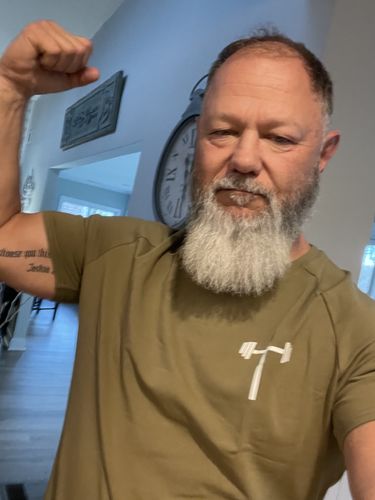 Customer photo review of Original Performance Tee - Military Green