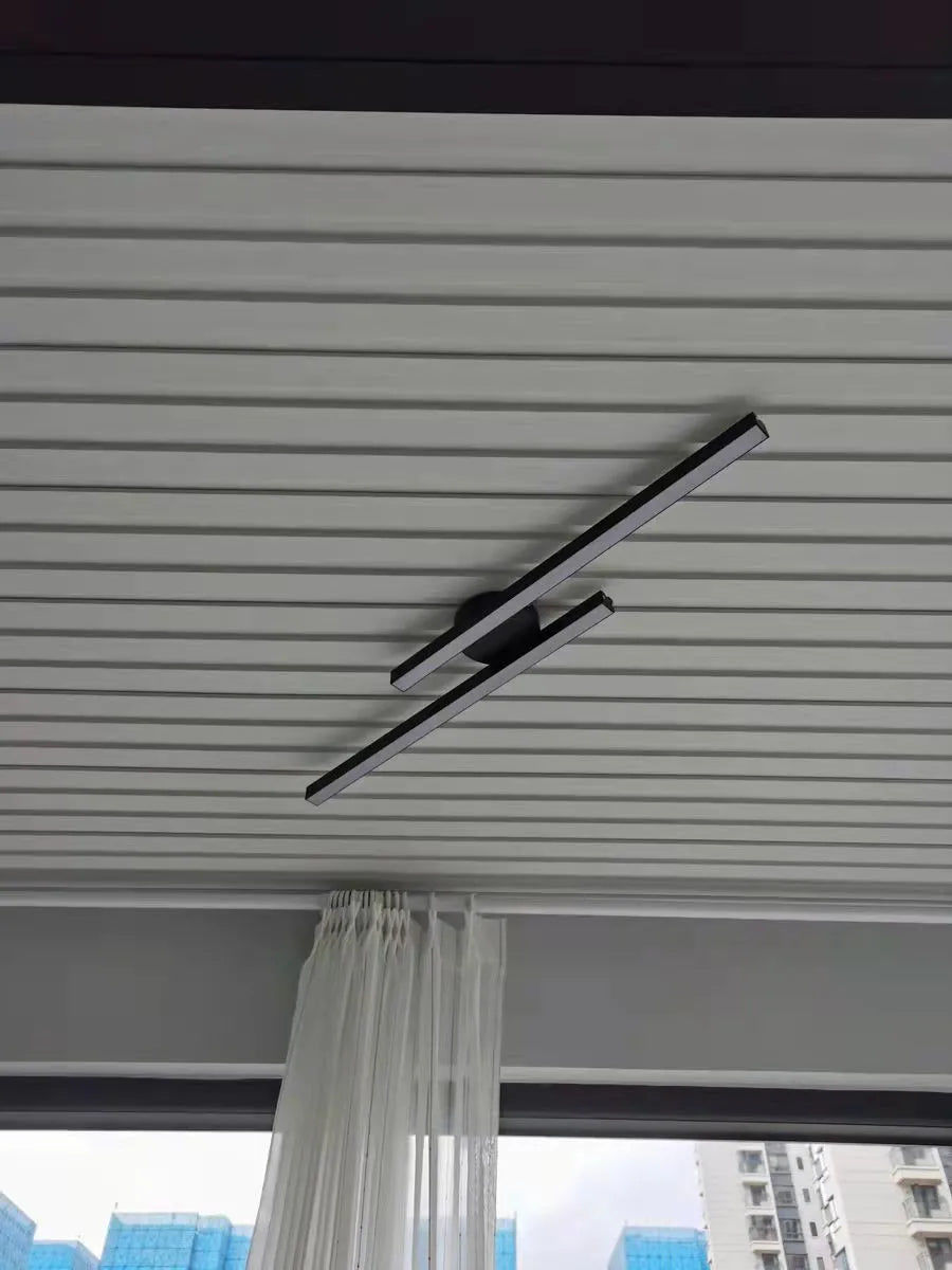 Customer photo review of Long Strip LED Black Flush Mount