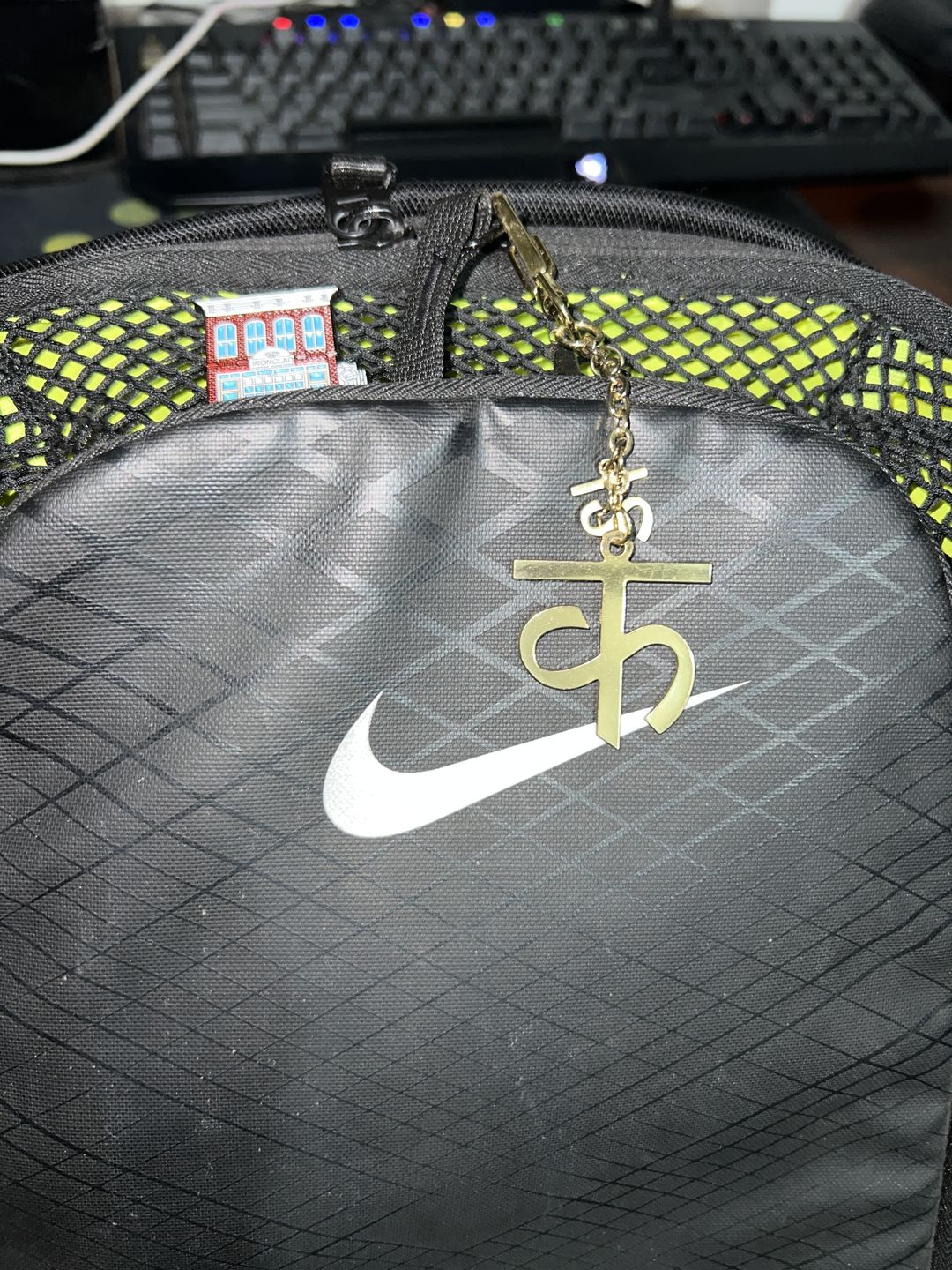 Customer photo review of Bag Charm Hindi Letter