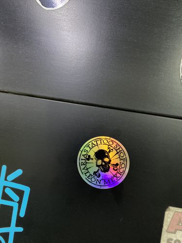 Customer photo review of Stickers Holográficos