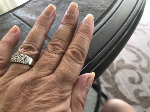 Customer photo review of Rocket Nail Fuel Color - Coralicious